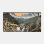 Vallée Tropicale Surréaliste Avec Cascades (Recto)