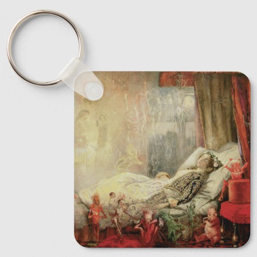 vallei, dingetjes waar dromen van gemaakt zijn sleutelhanger (Voorkant)