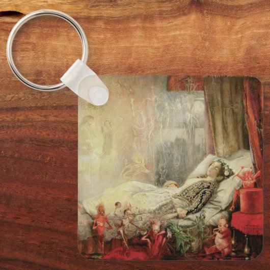 vallei, dingetjes waar dromen van gemaakt zijn sleutelhanger (Voorkant)