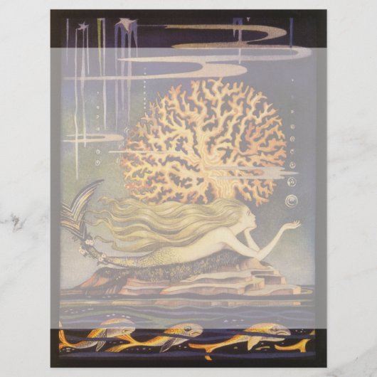  vallei, kleine zeemeermin in oceaankoraal (Voorkant)