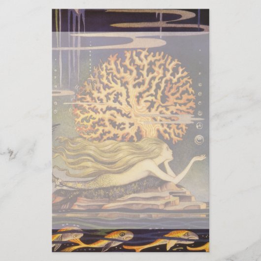  vallei, kleine zeemeermin in oceaankoraal (Voorkant)