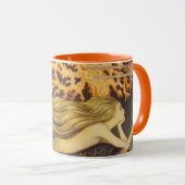  vallei, kleine zeemeermin in oceaankoraal mok (Voorkant rechts)