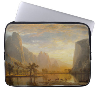 Vallei van de Yosemite (1864) - Albert Bierstadt Laptop Sleeve