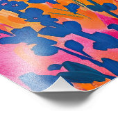 Vallei van kleur foto afdruk (Hoek)