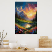 Vallei van Radiance Poster (Keuken)