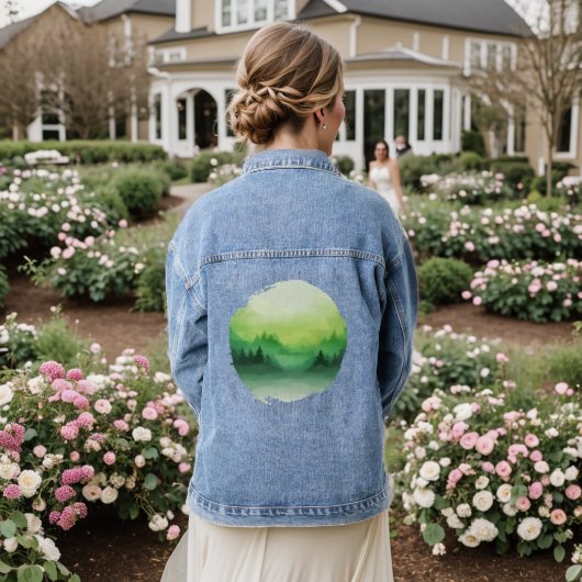 Vallei van Stille Echo's Denim Jacket (Huwelijk Achterkant)