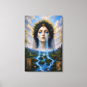 Vallei van Tranen - Verdriet en Vernieuwing Canvas Afdruk