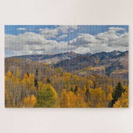 Vallen kleuren van Aspens & Oaks Keebler Pass Legpuzzel (Horizontaal)