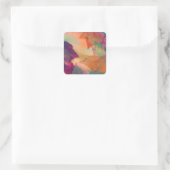 Vallen langs de kust in NE Square Sticker (Tas)