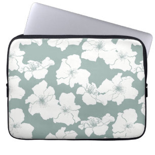 Vallen voor Camellia - Moss Laptop Sleeve