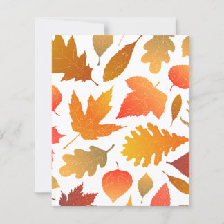 Vallen voor de herfst - Cosy Leaf Pattern