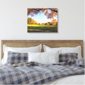 Vallen voor Iowa Canvas Print (Insitu (Slaapkamer))