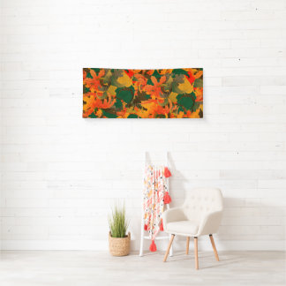 Vallend blad patroon voor Herfst Spandoek