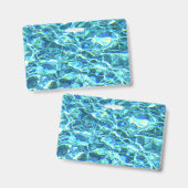 Vallend glinsterend water badge (Voor- en achterkant)