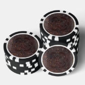 Vallend Oud Leren Boek Poker Chips (Opstapeling)