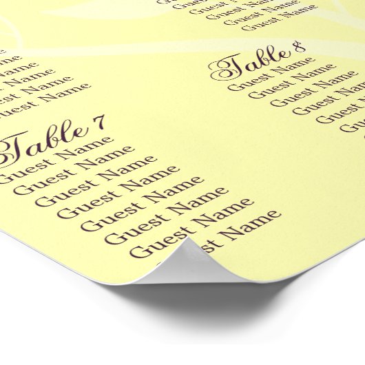 Vallende bladeren 11 x 14 Zitkuur Poster (Hoek)