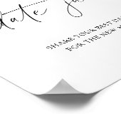 Vallende bladeren - date nachtelijke ideeën. Datum Poster (Hoek)