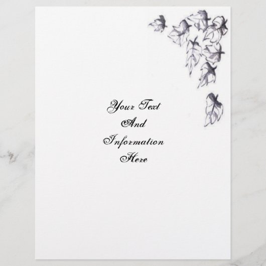 Vallende Bladeren Flyer (Voorkant)