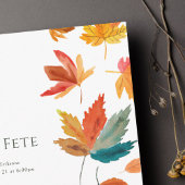 Vallende Bladeren Herfstfeest Kaart