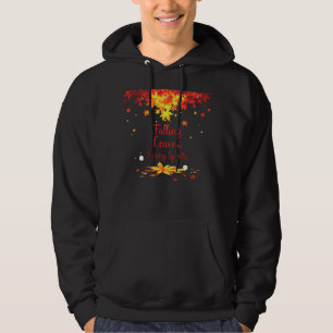 Vallende bladeren Rijzende geesten Kleurrijke herf Hoodie