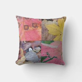 Vallende bladeren werpen kussen