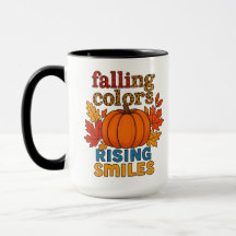 Vallende kleuren Rising Smiles Herfst Quote