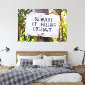 VALLENDE KOKOSNOTEN 40x60 Canvas Afdruk (Insitu (Slaapkamer))