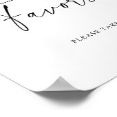 Vallende pompoen - Favors Poster (Hoek)