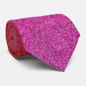 Vallende Valentijn Glitter Gradiënt Stropdas (Opgerold)