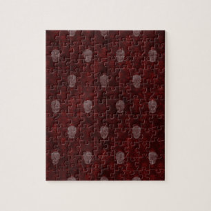 Vallende Victoriaans Skulls Red Legpuzzel