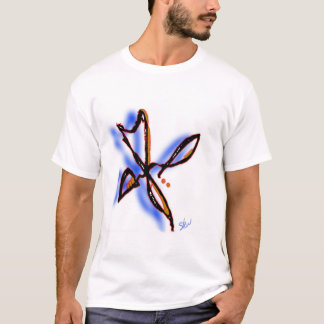 vallende vogel t-shirt