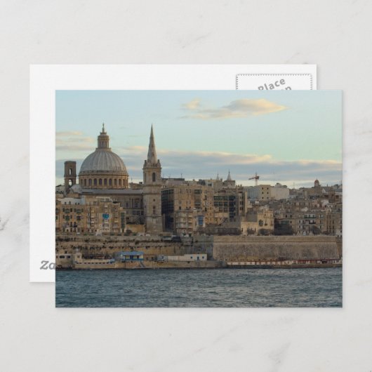 Valletta Briefkaart (Voorkant / Achterkant)
