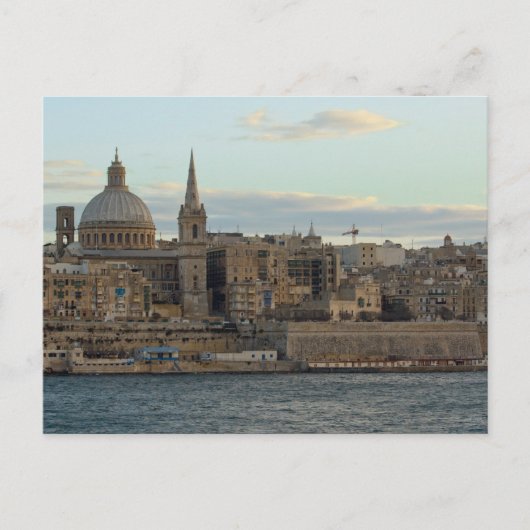 Valletta Briefkaart (Voorkant)