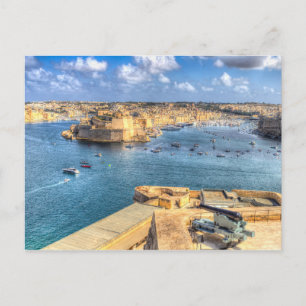 Valletta Harbour Malta Briefkaart