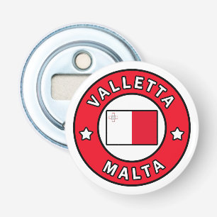 Valletta Malta Button Flesopener