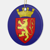 Valletta Malta Crest kerstversiering Keramisch Ornament (Links)