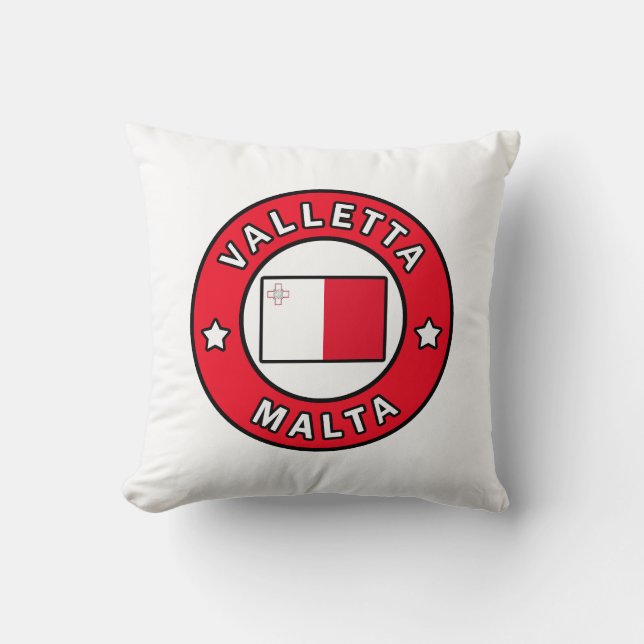 Valletta Malta Kussen (Voorkant)