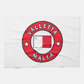 Valletta Malta Theedoek (Horizontaal)