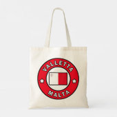 Valletta Malta Tote Bag (Achterkant)