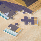 Valletta Malta Travel Art Legpuzzel (Zijkant)