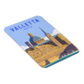 Valletta Malta Travel Art Magneet (Rechterzijde)