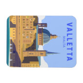 Valletta Malta Travel Art Magneet (Horizontaal)