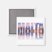 Valletta, oude stad en haven Malta, reflectie over Magneet (Voorkant / Achterkant)