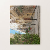 Valletta Straatbeeld Malta. Legpuzzel (Verticaal)