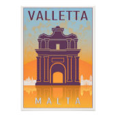 Valletta Vintage poster (Voorkant)