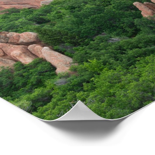 Valley and Rock Formations in Roxborough Poster (Hoek)