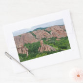 Valley and Rock Formations in Roxborough Rechthoekige Sticker (Envelop)