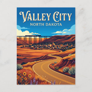 Valley City USA Briefkaart