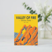 Valley Fire State Park Nevada Carte postale Vintag (Debout devant)