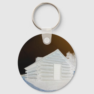 Valley Forge, Pa Cabine (gewijzigde kleuren) Sleutelhanger
